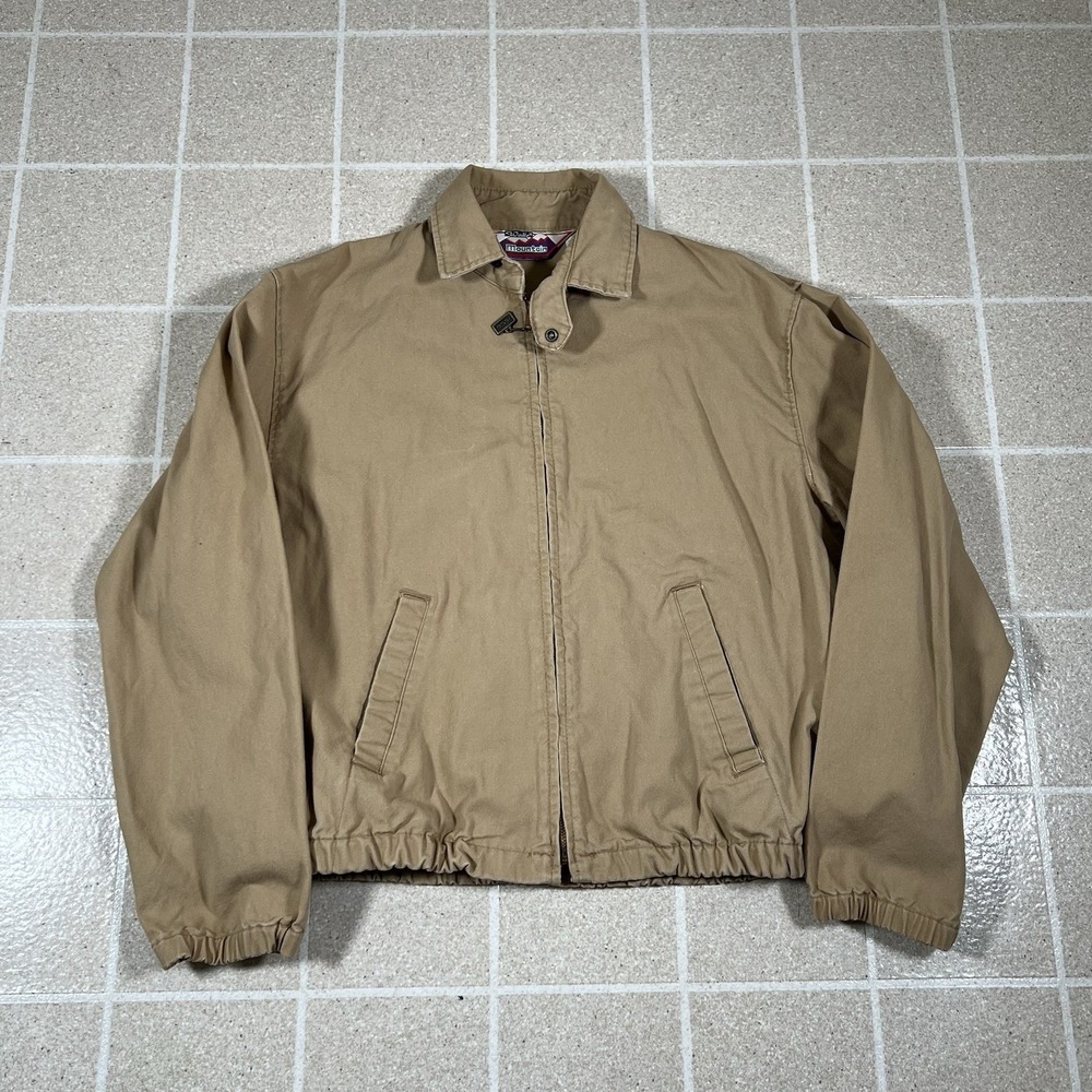 Vintage Walls Mountain Harrington Jacket Workwear Khaki Carhartt Detroit Style M